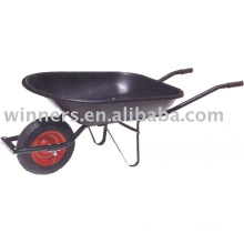 single wheel metal wheelbarrow